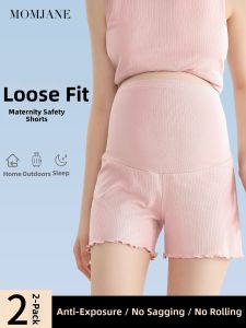 Mom Jane | High Waist Anti-peeking Comfort Maternity Shorts Large Size