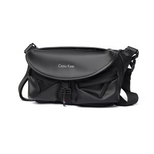 2026 New Mens Waist Bag Personality Crossbody Bag Waterproof Wear-resistant Chest Bag Simple Shoulder Bag Fashion Street Male Bag