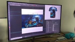 2025 new aldult polo 3D print mens Santa Claus golf shirt casual long sleeve plus size polo shirts streetwear Merry Christmas button polo shirts Top Boy