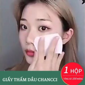 [ CHÍNH HÃNG] Giấy thâm dầu HÚT SẠCH DẦU THỪA BÃ NHỜN trên khuôn mặt không gây kích ứng da ( GÓI 100 TỜ)