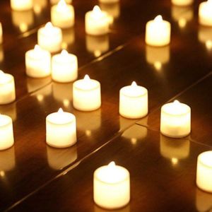 10pcs LED Flameless Candle Lights Tea Lights Home Wedding Birthday Decoration Candle Lights Battery