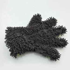 Chenille Car Wash Gloves Microfiber Wipe Car Sponge Scratch Free Car Wash Cleaning Coral Velvet Double-Sided Car Cleaning Tool