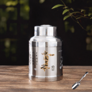 MIANXIAOCHENG | Hộp Đựng Trà Bằng Thép Không Gỉ Dày Dặn Tiện Lợi Không Từ Tính