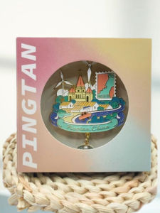Original Pingtan Refrigerator Magnets Rotating Windmill Sea Tourist Souvenir Gift Home Decorative Patchwork Chinese Style