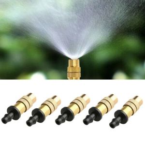 5 cái điều chỉnh Brass vòi phun sương nước Mister phun nước cho hệ thống làm mát