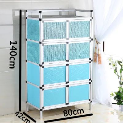 Economic Aluminum Alloy Stainless Steel Kitchen Cabinet Simple Bowl Stand Storage Rack Home Use Assembly Required Modern Style