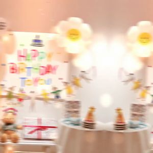 ป้ายผ้าตกแต่ง ผ้าแขวนตกแต่งวันเกิด ผ้าตกแต่งวันเกิด ผ้าวันเกิด happy birthday Day ป้ายผ้าพื้นหลังตกแต่งผนัง ในวันเกิด