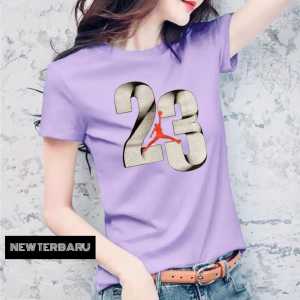 BAYAR DI TEMPAT(COD)-Kaos Terbaru JD23 Kaos Branded Premium Kaos import Terkeren Kaos wanita Dewasa kaos Wanita Distro terbaru Atasan Kekinian Murah Lengan Pendek Tumblr Tee Casual T-shirt Cotton Combed Tshirt Pakaian Olahraga Santai Remaja