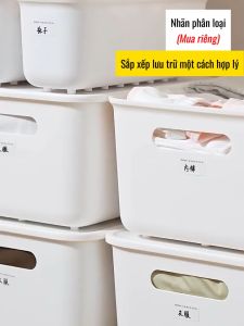 Giỏ đựng đồ đa năng ECOCO kèm nắp đủ size cho mọi không gian | Rổ thùng nhựa đựng quần áo đồ chơi gia vị nhà bếp