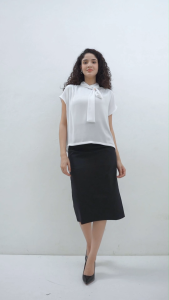 Urban Exchange Savana White Blouse - Atasan Blouse Formal