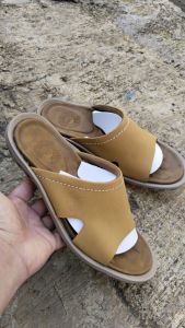 sandal pria 100% kulit terlaris#sandal pria kulit berkualitas
