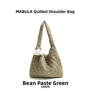 MABULA | Red Large-capacity Commuter Bucket Bubble Bag