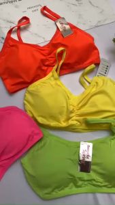 Áo Bra 5 dây Áo lá học sinh có mút mút tháo ra được - Bra5day