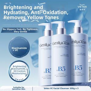 VETES | Amino Acid Oil Control Deep Cleansing Pore Minimizing Whitening Facial Cleanser