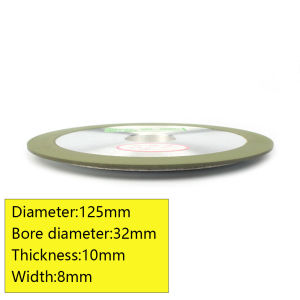 Si Fang | SIFANG 75/100/125/150mm Diamond Grinding Wheel Cutting Disc Resin Bond Grinder for Tungsten Steel Milling Cutter Sharpener
