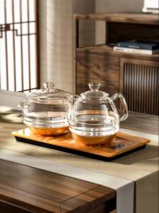 Kamjove | Automatic Bottom Watering Electric Kettle Tea Table Water Heater Glass