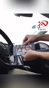 TWOL 1Pc Sun Visor Organizer for Car IC Card Storage Universal Sun Visor Card Holder Auto Accessories