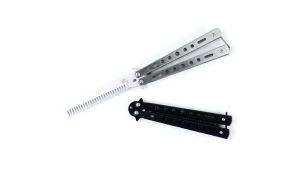 Sisir Besi Stainless Steel Training Knife CS GO || Alat Kecantikan Salon Barang Unik - LF-9898 (BAYAR DITEMPAT/COD)