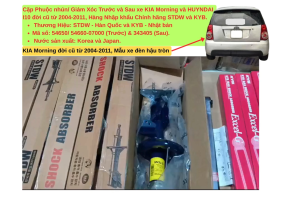Cặp Phuộc Nhún (Giảm xóc) Sau Xe Kia Morning đời cũ HYUNDAI I10 đời cũ Hàng Cao Cấp - Nhập Khẩu Chính hãng KYB Nhật bản 100%