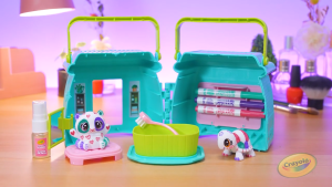 Crayola Scribble Scrubbie Pets Scented Spa Features Scented Markers Toy Gift Set For Kids Ages 3+