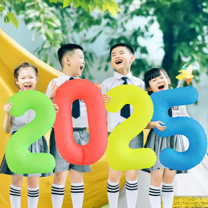 Handheld Digital Balloons for Graduation Season Photography Props Kindergarten Large Class Elementary School Ceremony Decorations