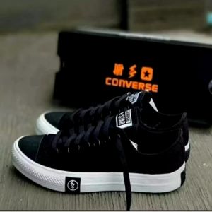 SEPATU CONVERS ALLSTAR Converse1995 CT Flash Petir Sneakers Sekolah Kerja Main Santai Hitam