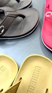 L รองเท้าแตะแกมโบ รองเท้าหูคีบ รองเท้าแบบคีบ รุ่น 11267 Size 36-46 สี น้ำตาลอ่อน ดำ น้ำตาลเข้ม กรม น้ำเงิน แดง