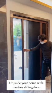[Ready Stock] Slim Shower Screen Folding Door Aluminum Film Bathroom Dry Wet Separation Waterproof Indoor Partition