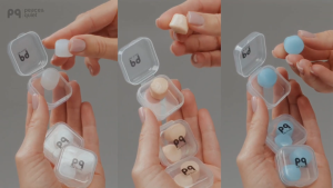 PQ Wax Ear Plugs Beige 6 Moldable Earplugs with 3 Mini Cases | Noise Cancelling Sleep For Snoring