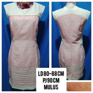 DRESS KUTUNG/SLEEVELESS PINK(LYNN) 82