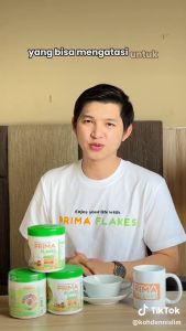 (PROMO TERBATAS) Paket 2 Primaflakes Bubur Sereal Bantu Atasi Magh Gerd dan Asam Lambung | Bubur Sereal Gandum Talbinah untuk Magh Kronis