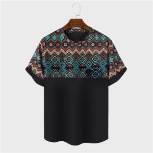 Vintage Totem Graphic Printed Summer Men T-shirt Casual Oversized Streetwear Men Clothing Summer Kid TShirt Y2k Women Tshirt Top