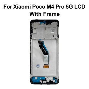 OLED For Xiaomi Poco M4 Pro 4G LCD MZB0BGVIN Display Touch Screen Digitizer For Mi Poco M4 Pro 5G LCD 2201117PG Assembly Parts