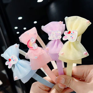 Princess Style Hairband for Girls Anti-Slip Cute Childrens Hair Accessories Non-Damaging Baby Hair Pressing Headband