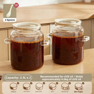 YYIEDERNG | Large Capacity Oil Storage Jar