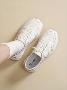 Josiny | Elevating Thick Sole Casual Womens White Shoes