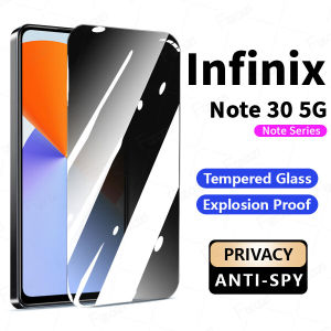 1-3pcs Anti-Spy Privacy Tempered Glass For Infinix GT 20 Note & Smartphones