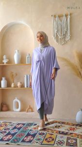 Wulfi Kaftan Warahmah Light Lilac All Size