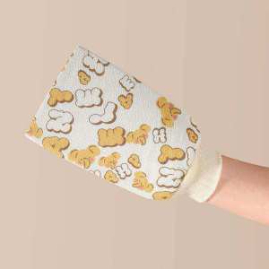 Exfoliating Bath Glove Durable Gentle Easy Clean