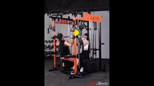 ADSports K3 Commercial Heavy Duty Combined Strength Workout Cable Crossover Smith Squat Machine Power Cage Home Fitness