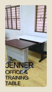 JENNER 60 x 90 CM Wide Black Metal Legs Rectangular Work Computer Study Dining Table