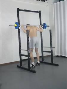 Power Rack Multifunctional squat rack weightlifting bed protective barbell rack adjustable home fitness rack bench press rack fitness equipment