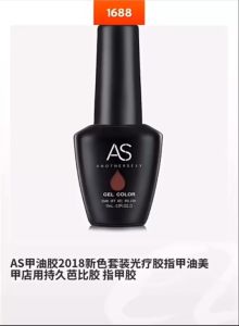 สีทาเล็บเจล AS ( รหัส MQ ) 6 เฉด 15ml ยาทาเล็บเจล AS เงา ติดทนนาน เม็ดสีแน่น พร้อมส่ง