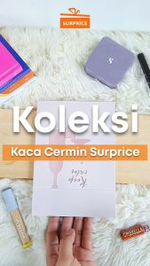 Surprice Cermin Lipat Motif Cat / Kaca Rias Karakter/ Cermin Makeup Kucing Lucu / Cermin Traveling