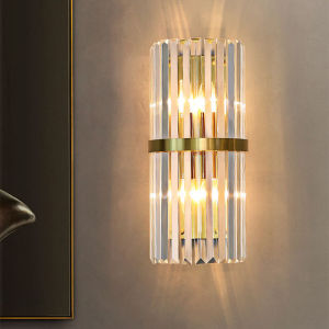 Light Luxury LED Wall Lamp Crystal Wall Light Modern Nordic Sconces Indoor Lighting Home Decor for Living Room Bedroom Bedside