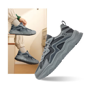 Mens Sport Shoes 361° Leather Surface Ice Cream Shoes Vintage Mens Running Shoes Lightweight Waterproof Fall 2025