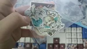 Genshin Impact - Set 10/15/20/25/30 Sticker Lumine - Nhà lữ hành game Genshin Impact hình dán trang trí vali điện thoại laptop mũ bảo hiểm.. siêu đẹp chống nước chống xước
