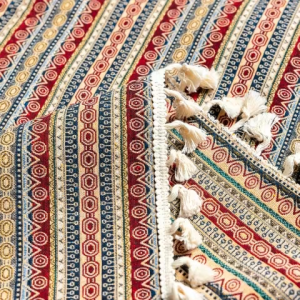 Ethnic Style Tablecloth Traditional Vibrant Colors Lightweight For Kitchen Cultural Vibe Dining Room Ethnic Style Tablecloth