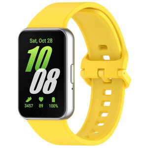 Dây Đeo Silicon Cho Đồng Hồ Thông Minh Samsung Galaxy Fit 3 Dây Đeo Thể Thao Chính Hãng Phụ Kiện Kèm Khóa Cài Dành Cho Người Lớn