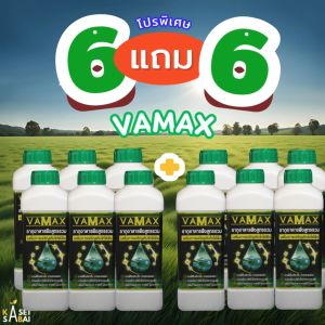 ฟรีเสื้อ 1 ตัว VAMAX 6แถม6 ปุ๋ยธาตุอาหารรวม เสริมการเจริญเติบโต ส่งฟรี (1 ลัง)